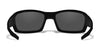 Wiley X REBEL Safety Glasses | Size 65 / Matte Black / Smoke Grey