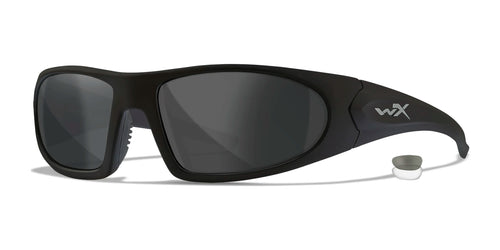 Wiley X ROMER 3 Safety Glasses / Size 63 / Matte Black / Smoke Grey/Clear