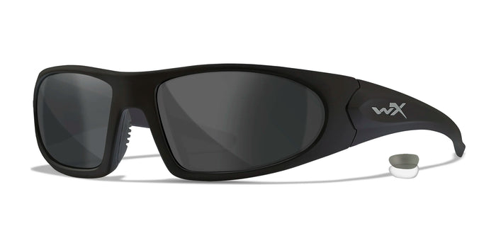 Wiley X ROMER 3 Safety Glasses | Size 63 / Matte Black / Smoke Grey / Clear