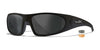 Wiley X ROMER 3 Safety Glasses | Size 63 / Matte Black / Smoke Grey/Clear/Light Rust