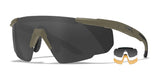 Wiley X SABER Sunglasses Matte Tan / Clear, Smoke Grey, Light Rust