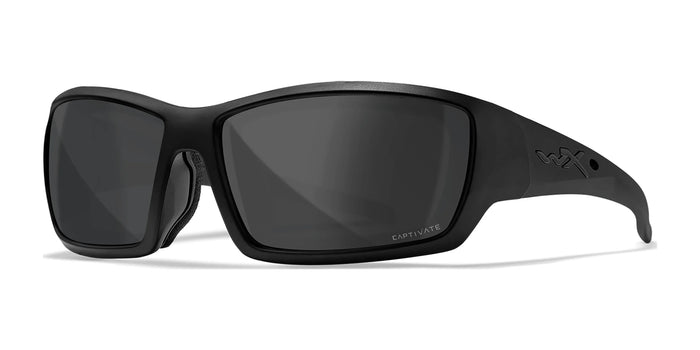 Wiley X SHADOW Alt Fit Sunglasses | Size 64 / Matte Black / Grey
