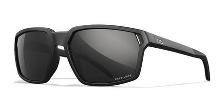 Wiley X SIERRA Sunglasses Matte Black / CAPTIVATE™ Polarized Black Mirror