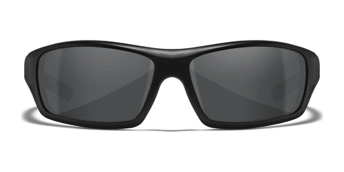 Wiley X SLAY Safety Glasses / Size 65 / Matte Black / Smoke Grey