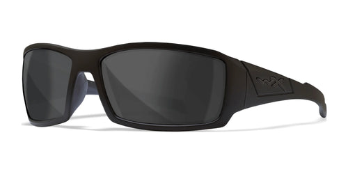 Wiley X TWISTED Safety Glasses / Matte Black / Smoke Grey / Size 65
