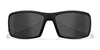 Wiley X TWISTED Safety Glasses / Matte Black / Smoke Grey / Size 65