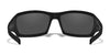 Wiley X TWISTED Safety Glasses / Matte Black / Smoke Grey / Size 65