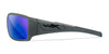 Wiley X TWISTED Safety Glasses / Matte Black / Smoke Grey / Size 65