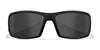 Wiley X TWISTED Safety Glasses / Matte Black / Smoke Grey / Size 65