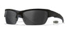Wiley X VALOR Safety Glasses | Size 70 / Matte Black / Smoke Grey/Clear