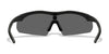 Wiley X VAPOR Safety Glasses / Matte Black / Smoke Grey/Clear / Size Regular