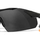 Matte Black Comm Temples