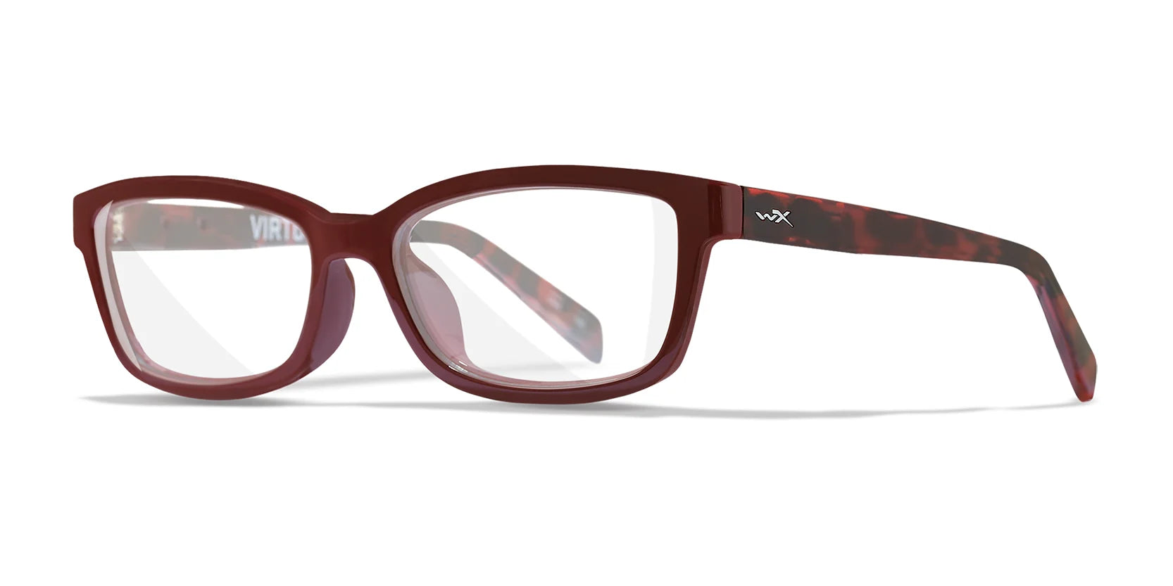 Wiley X VIRTUE Eyeglasses Gloss Ruby / Clear