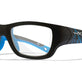 Matte Black & Lightning Electric Blue
