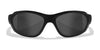 Wiley X XL-1 Safety Glasses | Size 62 / Matte Black / 2 Lens Pack (Grey, Clear)