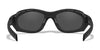 Wiley X XL-1 Safety Glasses | Size 62 / Matte Black / 2 Lens Pack (Grey, Clear)