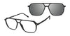 XXL Eyewear MONTANA Eyeglasses with Sun-clips / Black