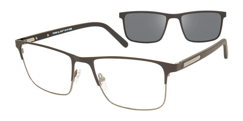 XXL Eyewear TYSON Eyeglasses with Sun-clips / Size 59 / Black