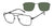 XXL Eyewear CROW Eyeglasses with Sun-clips | Size 59 / Graphite
