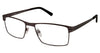 XXL Eyewear RED RAIDER Eyeglasses / Gunmetal / Size 58