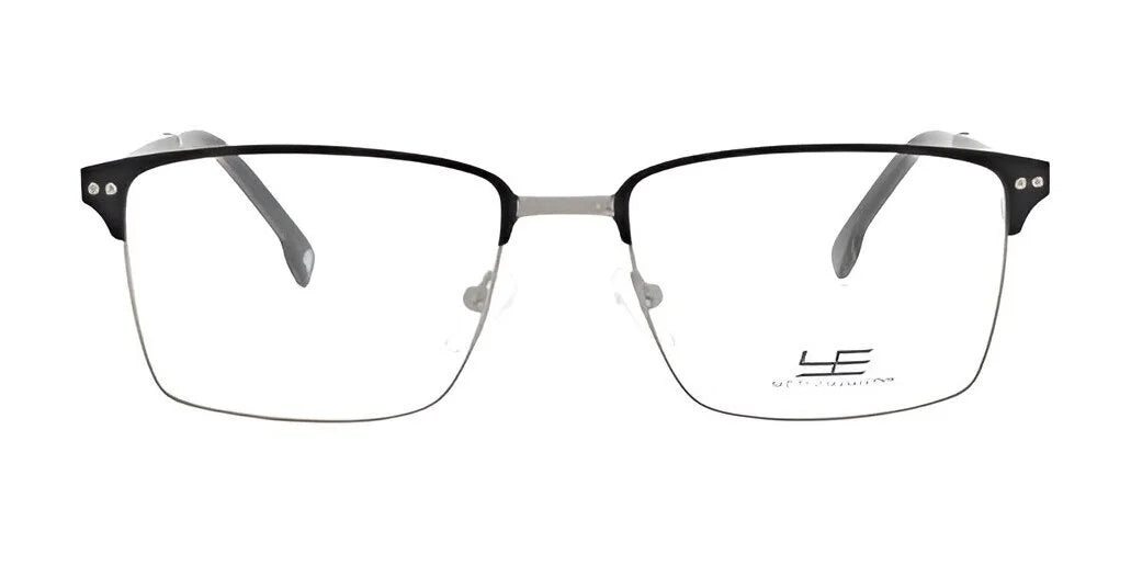 The Yeti BLINK Eyeglasses, available in size 55, boast a chic rectangular design with a slender metal frame and clear lenses, offering timeless elegance.