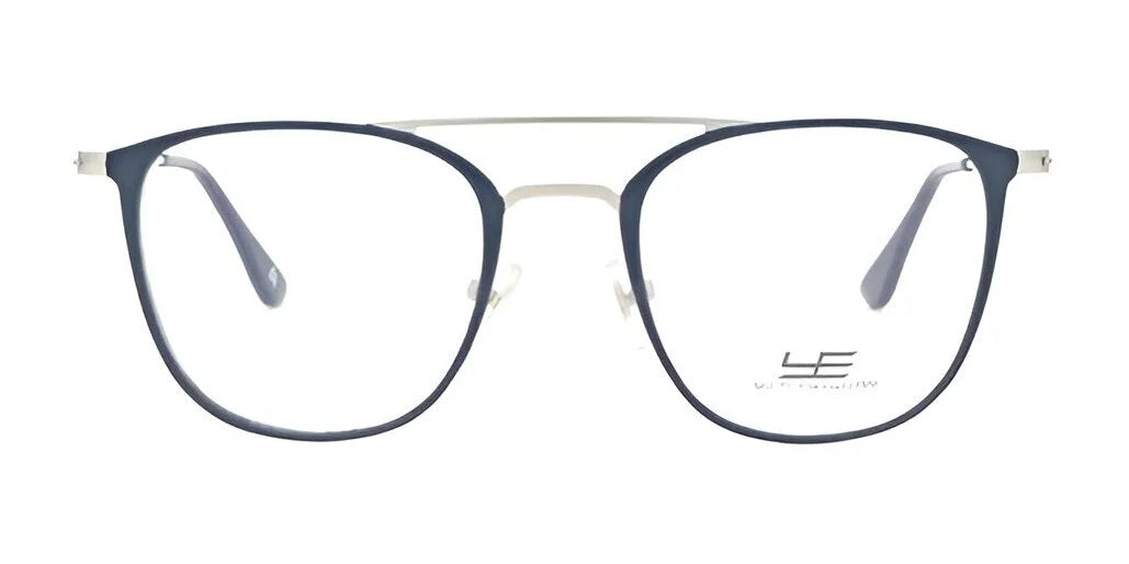 Introducing the Yeti CRYOLOGY Eyeglasses | Size 50: a stylish pair with sleek, dark frames and clear lenses on a white background, highlighting the sophistication of cryo-technology.