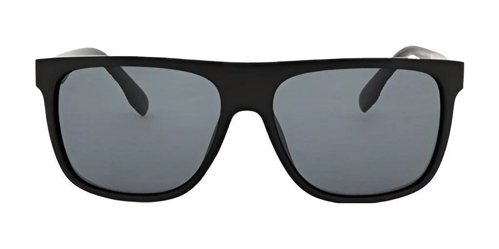 The Yeti NIPPY Sunglasses boast a classic men's style with their black rectangular frames and dark lenses, sized at 58.