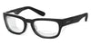 Ziena KAI Eyeglasses | Size 52 / Glossy Black / Clear Bifocal +1.50 / Frost