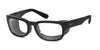 Ziena Kai Eyeglasses | Size 52 / Glossy Black / Clear / Black