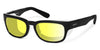 Ziena KAI Sunglasses | Size 52 / Glossy Black / BlueByrd Blue Light - Level 3 / Black