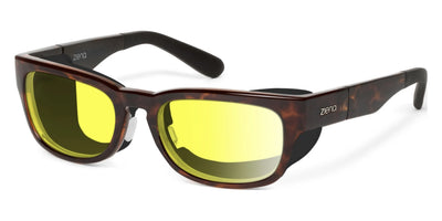 Ziena KAI Sunglasses Dark Tortoise / BlueByrd Blue Light - Level 3 / Black