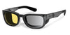 Ziena KAI Sunglasses | Size 52 / Smoke / Contrast Photochromic / Black