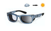 Ziena Kai Sunglasses | Size 52 / Ocean / DARKshift™ Photochromic - Clr to DARK Gray / Black