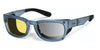 Ziena KAI Sunglasses | Size 52 / Ocean / Contrast Photochromic / Black