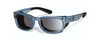 Ziena Kai Sunglasses | Size 52 / Ocean / Polarized Gray / Black