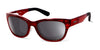 Ziena Marina Sunglasses | Size 56 / Merlot / Polarized Gray / Frost