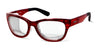 Ziena Marina Eyeglasses | Size 56 / Merlot / Clear +1.50 / Frost