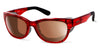 Ziena SEACREST Sunglasses | Size 54 / Dark Tortoise / BlueByrd Blue Light - Level 3 / Black