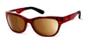 Ziena Marina Sunglasses | Size 56 / Merlot / Polarized Copper / Frost