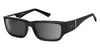 Ziena NEREUS Sunglasses | Size 55 / Glossy Black / Ultra Dark (0.5%) Waiver Required - Category 5 / Frost