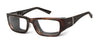Ziena Nereus Eyeglasses | Size 55 / Tortoise / Clear +1.50 / Black
