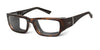 Ziena Nereus Eyeglasses | Size 55 / Tortoise / Clear / Black