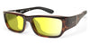 Ziena NEREUS Sunglasses | Size 55 / Dark Tortoise / BlueByrd Blue Light - Level 3 / Frost