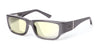 Ziena Nereus Eyeglasses | Size 55 / Titan / BlueByrd Blue Light - Level 2 - Pale Yellow / Frost