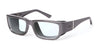Ziena Nereus Eyeglasses | Size 55 / Titan / BlueByrd Blue Light - Level 1 / Black
