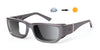 Ziena Nereus Sunglasses | Size 55 / Titan / DARKshift™ Photochromic - Clr to DARK Gray / Black