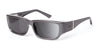 Ziena Nereus Sunglasses | Size 55 / Titan / Polarized Gray / Frost THICK version (deeper below eyes)
