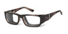Ziena Nereus Eyeglasses | Size 55 / Veneer / Clear / Black