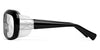 Ziena OASIS Eyeglasses | Size 61 / Glossy Black / Clear / Black