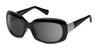 Ziena Oasis Sunglasses | Size 61 / Glossy Black / Gray / Frost